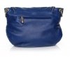 Kožené kabelka listonoška Genuine Leather chpově modrá A3