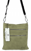Kožené kabelka univerzální Vittoria Gotti zelená B18