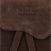 Kožené kabelka univerzální Vittoria Gotti čokoládová V6256C