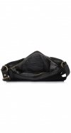Kožené kabelka listonoška Genuine Leather černá L5127