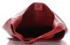 Bőr táska shopper bag Vittoria Gotti piros V8804