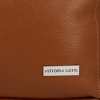 Bőr táska shopper bag Vittoria Gotti vörös V21E