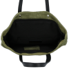 Bőr táska shopper bag Vittoria Gotti zöld V2380