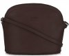 Bőr táska levéltáska Genuine Leather csokoládé E4098