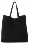 Bőr táska shopper bag Vittoria Gotti fekete V205454
