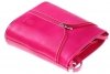 Bőr táska levéltáska Genuine Leather rózsaszín 208