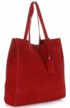 Bőr táska shopper bag Vittoria Gotti piros V205454
