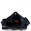 Bőr táska shopper bag Genuine Leather tengerkék 8023