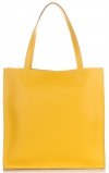 Bőr táska shopper bag Genuine Leather sárga 5013