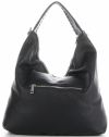 Bőr táska shopper bag Genuine Leather fekete 5521