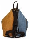 Divatos Női Hátizsák XL Méretben 5883 Vöröses/Jeans