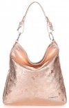 Bőr táska shopper bag Vittoria Gotti arany V23