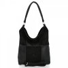 Bőr táska shopper bag Roberto Ricci fekete 19141