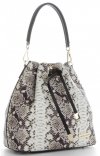 Bőr táska shopper bag Vittoria Gotti fekete V8224-1