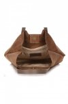 Bőr táska shopper bag Vittoria Gotti barna V8267