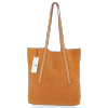 Bőr táska shopper bag Vittoria Gotti vörös V6590C