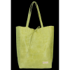 Bőr táska shopper bag Vittoria Gotti lime V299COCO