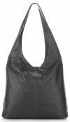 Bőr táska shopper bag Vittoria Gotti szürke V3L
