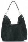 Bőr táska shopper bag Vittoria Gotti palackzöld V80051