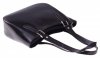 Bőr táska borítéktáska Genuine Leather fekete 839