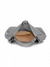 Bőr táska shopper bag Vittoria Gotti szürke V230