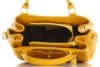 Bőr táska kuffer Vittoria Gotti sárga V366