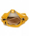 Bőr táska shopper bag Vittoria Gotti sárga V230
