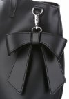 Bőr táska shopper bag Vittoria Gotti fekete V6D BIGcz