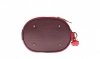 Bőr táska hátitáska Genuine Leather piros 6010