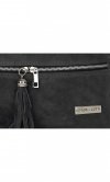 Bőr táska shopper bag Vittoria Gotti szürke V3821