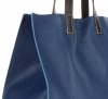 Bőr táska univerzális Genuine Leather tengerkék 691756