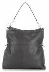 Bőr táska shopper bag Vera Pelle szürke 25
