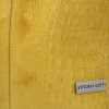Bőr táska shopper bag Vittoria Gotti sárga B23