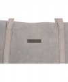 Bőr táska shopper bag Vittoria Gotti világosszürke V2939
