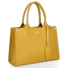 Bőr táska kuffer Vittoria Gotti mustár V554050
