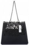 Bőr táska shopper bag Vittoria Gotti fekete V5798