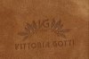 Bőr táska shopper bag Vittoria Gotti vörös V8267
