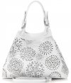Bőr táska shopper bag Vittoria Gotti fehér V8913