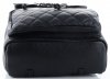 Bőr táska hátitáska Genuine Leather fekete 5627