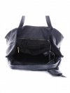 Bőr táska shopper bag Vittoria Gotti tengerkék V2