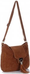 Bőr táska levéltáska Genuine Leather barna 4022