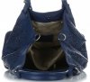 Bőr táska shopper bag Vittoria Gotti tengerkék V8913