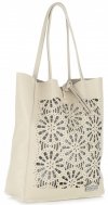 Bőr táska shopper bag Vittoria Gotti V577