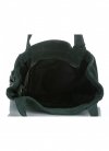 Bőr táska shopper bag Vittoria Gotti palackzöld V501