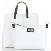Bőr táska univerzális Genuine Leather fehér 691756