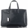Bőr táska kuffer Genuine Leather szürke 3239
