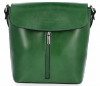 Bőr táska levéltáska Vittoria Gotti zöld VG2012
