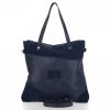 Bőr táska shopper bag Roberto Ricci tengerkék 18128