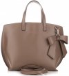 Bőr táska shopper bag Vittoria Gotti földszínű V6D BIGzi