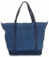 Bőr táska shopper bag Vittoria Gotti jeans V2939